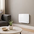 SANNOVER - Radiateur Electrique Mural en Verre Sorimo NF Sannover 1000 W Blanc - vignette