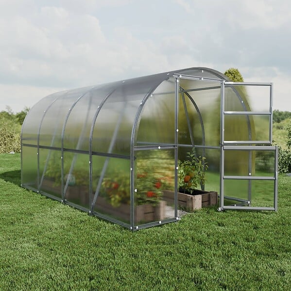 KLASIKA GREENHOUSES - Serre polycarbonate KLASIKA BALTIC LT PREMIUM 12m² 3x4m - kit 7 accessoires inclus - large