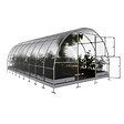 KLASIKA GREENHOUSES - Serre polycarbonate KLASIKA TUBE EXTRA 18m² 3x6m - kit 8 accessoires inclus - vignette