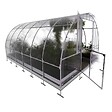 KLASIKA GREENHOUSES - Serre polycarbonate KLASIKA TUBE PREMIUM 12m² 3x4m - kit 8 accessoires inclus - vignette