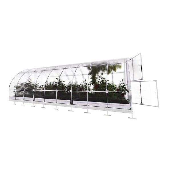 KLASIKA GREENHOUSES - Serre polycarbonate KLASIKA TUBE PREMIUM 18m² 3x6m - kit 8 accessoires inclus - large