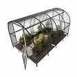 KLASIKA GREENHOUSES - Serre polycarbonate KLASIKA BALTIC LT EXTRA 12m² 3x4m - kit 6 accessoires inclus - vignette