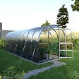 KLASIKA GREENHOUSES - Serre polycarbonate KLASIKA ARCH PREMIUM 18m² 3x6m - kit 8 accessoires inclus - vignette