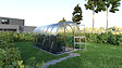 KLASIKA GREENHOUSES - Serre polycarbonate KLASIKA ARCH EXTRA 12m² 3x4m - kit 7 accessoires inclus - vignette
