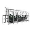 KLASIKA GREENHOUSES - Serre polycarbonate KLASIKA ARCH EXTRA 12m² 3x4m - kit 7 accessoires inclus - vignette