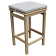 HAPPY GARDEN - Mange debout ARUBA en acacia massif 4 places - coussins sable - vignette