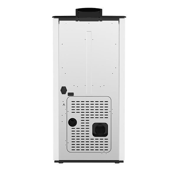 EMAFLAM - Poêle à granulés Étanche EMMA 15 kW + kit conduit ventouse - - large