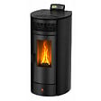 EMAFLAM - Poêle à granulés Étanche FLORA 14 kW + kit conduit ventouse - - vignette