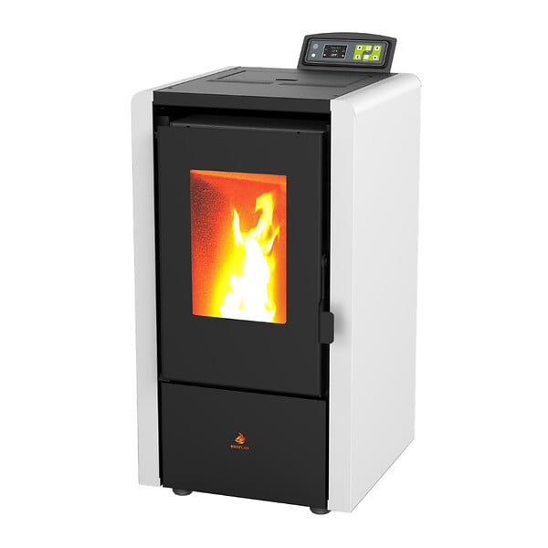 EMAFLAM - Poêle à granulés Étanche EMMA 6 kW + kit conduit ventouse - - large