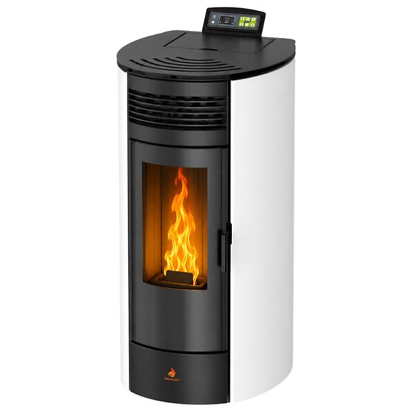 EMAFLAM - Poêle à granulés Étanche FLORA 14 kW + kit conduit ventouse - - large