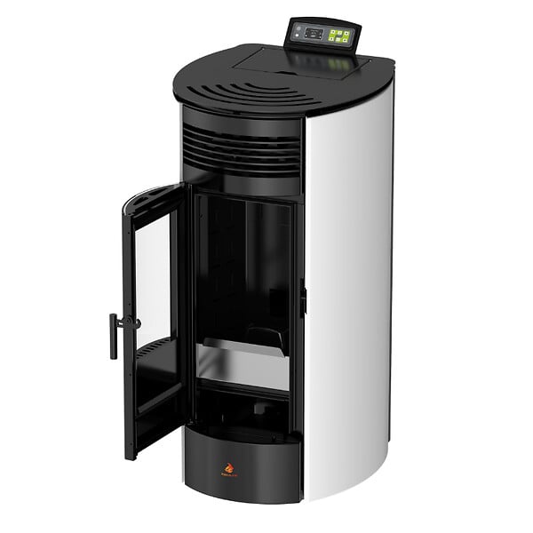EMAFLAM - Poêle à granulés Étanche FLORA 14 kW + kit conduit ventouse - - large