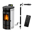 EMAFLAM - Poêle à granulés Étanche FLORA 9 kW + kit conduit ventouse - - vignette