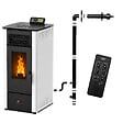 EMAFLAM - Poêle à granulés Étanche EMMA 10 kW + kit conduit ventouse - - vignette