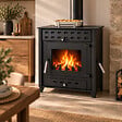 EMAFLAM - Poêle à bois avec four Hugo 9 kW - - vignette
