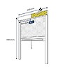 AVOSDIM - Moustiquaire Enroulable pour Fenêtre - L.80 x H.100cm Recoupable - Alu. Chêne Doré - Protection anti insectes - vignette