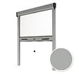 AVOSDIM - Moustiquaire Enroulable pour Fenêtre - L.80 x H.100cm Recoupable - Alu. Gris - Protection anti insectes - vignette