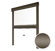 AVOSDIM - Moustiquaire Enroulable pour Fenêtre - L.80 x H.100cm Recoupable - Alu. Bronze - Protection anti insectes - vignette