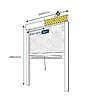 AVOSDIM - Moustiquaire Enroulable pour Fenêtre - L.80 x H.100cm Recoupable - Alu. Marron - Protection anti insectes - vignette