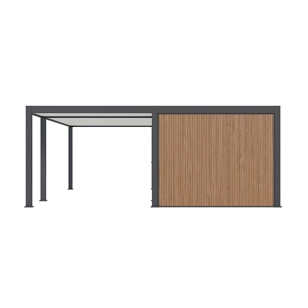 DIRECT-ABRIS - Carport Aluminium 760 x 645 cm NEWARK - 43 m2 - Hauteur : 255 - 2 Voitures - Abri Voiture Autoportant - Stockage - Extension - Gris Anthracite - large