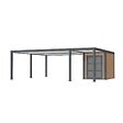 DIRECT-ABRIS - Carport Aluminium 760 x 645 cm NEWARK - 43 m2 - Hauteur : 255 - 2 Voitures - Abri Voiture Autoportant - Stockage - Extension - Gris Anthracite - vignette