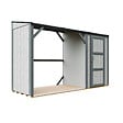 TIMBELA - Abri à bûches avec remise - l120 x L345 x H220 cm / 4,14 m² - Rangement extérieur pour bois de chauffage - TIMBELA M985-TUNDRA CAVERN - vignette