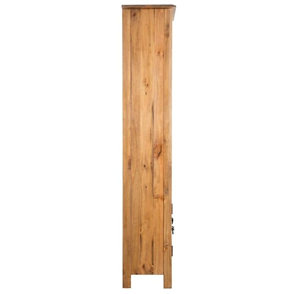 VIDAXL - vidaXL Meuble de salle de bain autoportant Bois pin massif 48x32x170cm - large