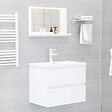 VIDAXL - vidaXL Miroir de salle de bain Blanc 60x10,5x37 cm Bois d’ingénierie - vignette