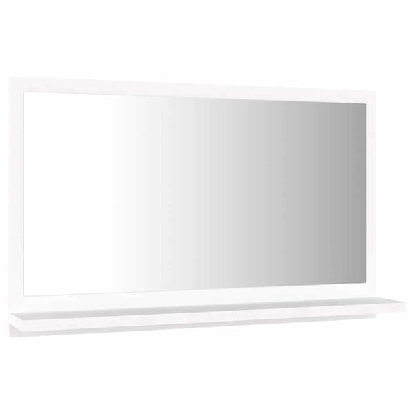 VIDAXL - vidaXL Miroir de salle de bain Blanc 60x10,5x37 cm Bois d’ingénierie - large