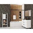 ALLIBERT - Pare-baignoire coulissant 140-200x150 cm redécoupable - Valse - vignette
