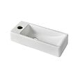 PLANETE BAIN - Lave-mains gain de place à suspendre 37 x 15 cm - robinet à gauche - Longine - vignette