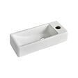 PLANETE BAIN - Lave-mains gain de place à suspendre 37 x 15 cm - robinet à droite - Longine - vignette