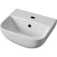 PLANETE BAIN - Lave mains en céramique à suspendre 36 cm avec trop plein blanc brillant - Leoni - vignette