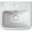 PLANETE BAIN - Lave mains en porcelaine pour WC à suspendre 40.5 cm avec trop plein - Confort - vignette