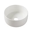 PLANETE BAIN - Vasque à poser ou lave mains diamètre 25 cm - Blanc brillant - Rebords fins - Jany - vignette