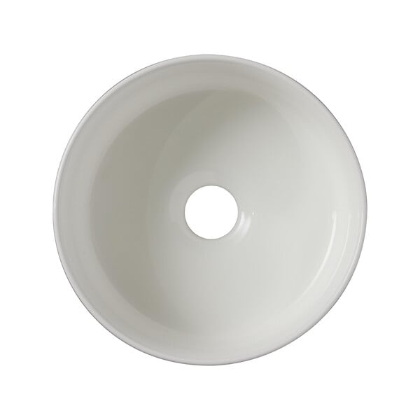 PLANETE BAIN - Vasque à poser ou lave mains diamètre 25 cm - Blanc brillant - Rebords fins - Jany - large