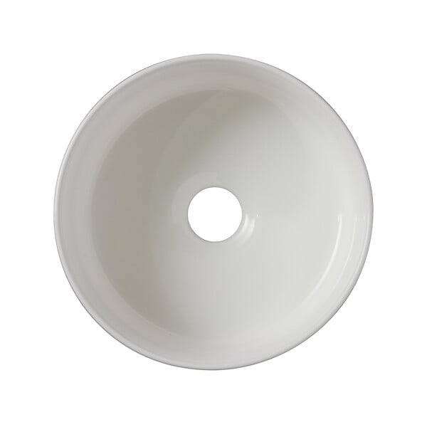 PLANETE BAIN - Vasque à poser ou lave mains diamètre 25 cm - Noir et blanc - Rebords fins - Jany - large