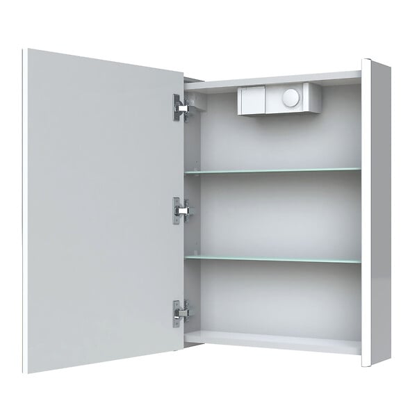 ALLIBERT - Armoire de toilette éclairante Stella 50 cm 1 porte - large