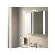 PLANETE BAIN - Armoire miroir de toilette éclairante 2 portes 80 cm blanche Juno 2 - vignette