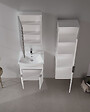 HABITAT ET JARDIN - Armoire de Salle de Bain "Purus 40" - 40 x 32 x 138 cm - White - vignette