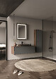 HABITAT ET JARDIN - Armoire de Salle de Bain "Craft 40" -  cm - Walnut / Anthracite - vignette