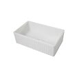 PLANETE BAIN - Evier timbre d'office 84 cm réversible rétro Rome en céramique - vignette