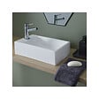 PLANETE BAIN - Lave mains rectangle blanc contemporain - vignette