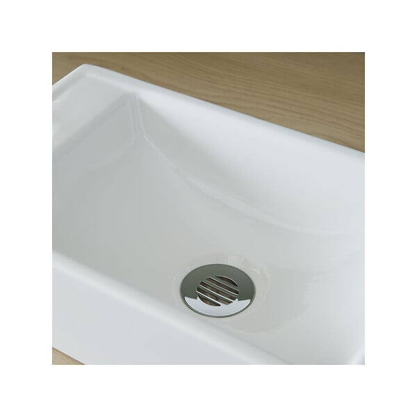 PLANETE BAIN - Lave mains rectangle blanc contemporain - large
