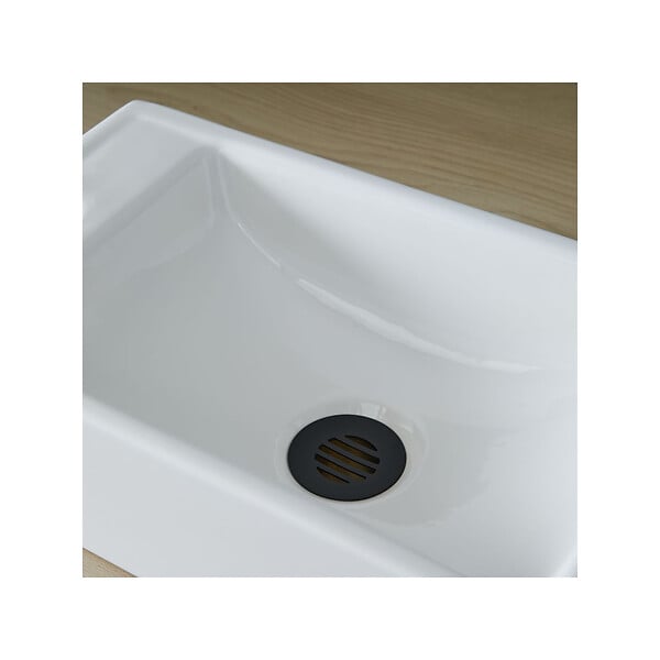 PLANETE BAIN - Lave mains rectangle blanc contemporain - large