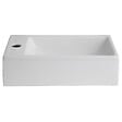 PLANETE BAIN - Lave mains rectangle blanc contemporain - vignette