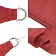 VIDAXL - vidaXL Voile d'ombrage 160 g/m² Rouge 2x4 m PEHD - vignette