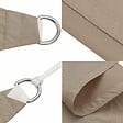 VIDAXL - vidaXL Voile de parasol tissu oxford carré 2x2 m taupe - vignette