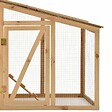 VIDAXL - vidaXL Poulailler Bois de pin massif 178x67x92 cm - vignette
