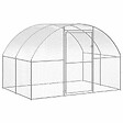 VIDAXL - vidaXL Poulailler d'extérieur 3x6x2 m Acier galvanisé - vignette