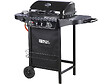 HABITAT ET JARDIN - Barbecue gaz "Party 3" - 3 brûleurs dont 1 latéral - 9.38 kW - Noir - vignette